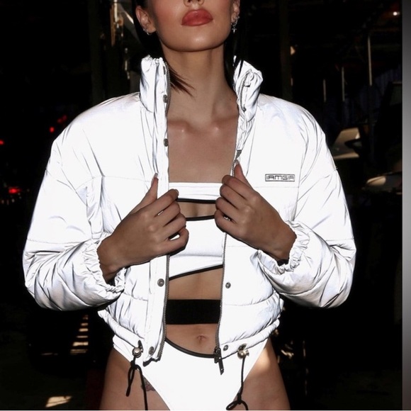 I.AM.GIA Light Gray Puffer Jacket - Picture 6 of 12